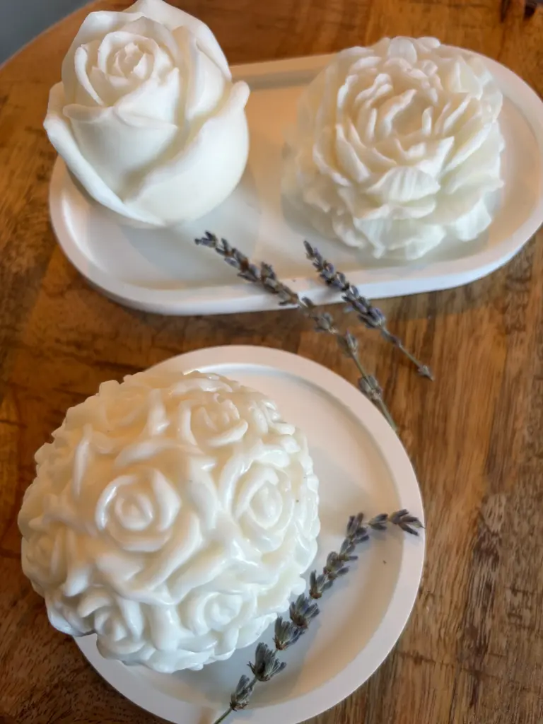 Variety of Floral Soaps (Rose Bud Ball)
