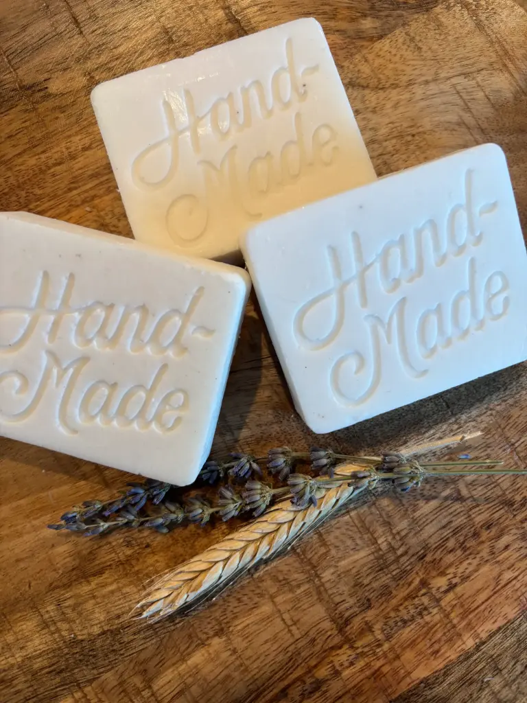 Handmade Square Soap (Infused with Dried Lavender)
